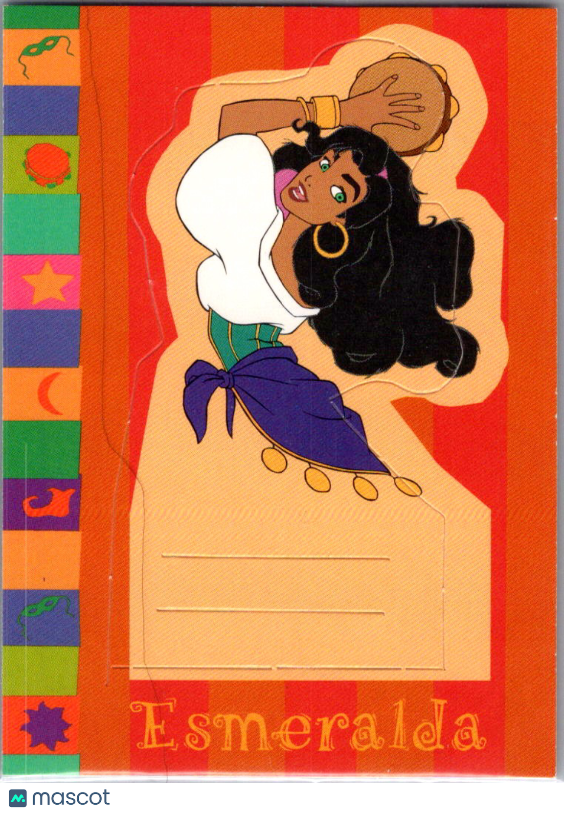 1996 SkyBox Disney's The Hunchback of Notre Dame Esmerelda Finger Puppet #87