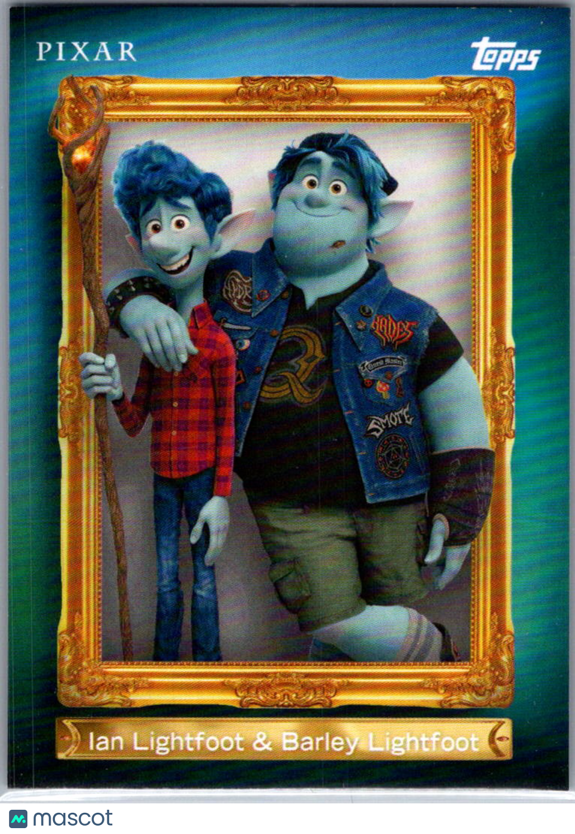 2026 Topps Disney Neon Ian Lightfoot & Barley Lightfoot #FF-15