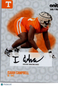 2025 ONIT Signature Series Isaiah Campbell #S-10 /75 Auto