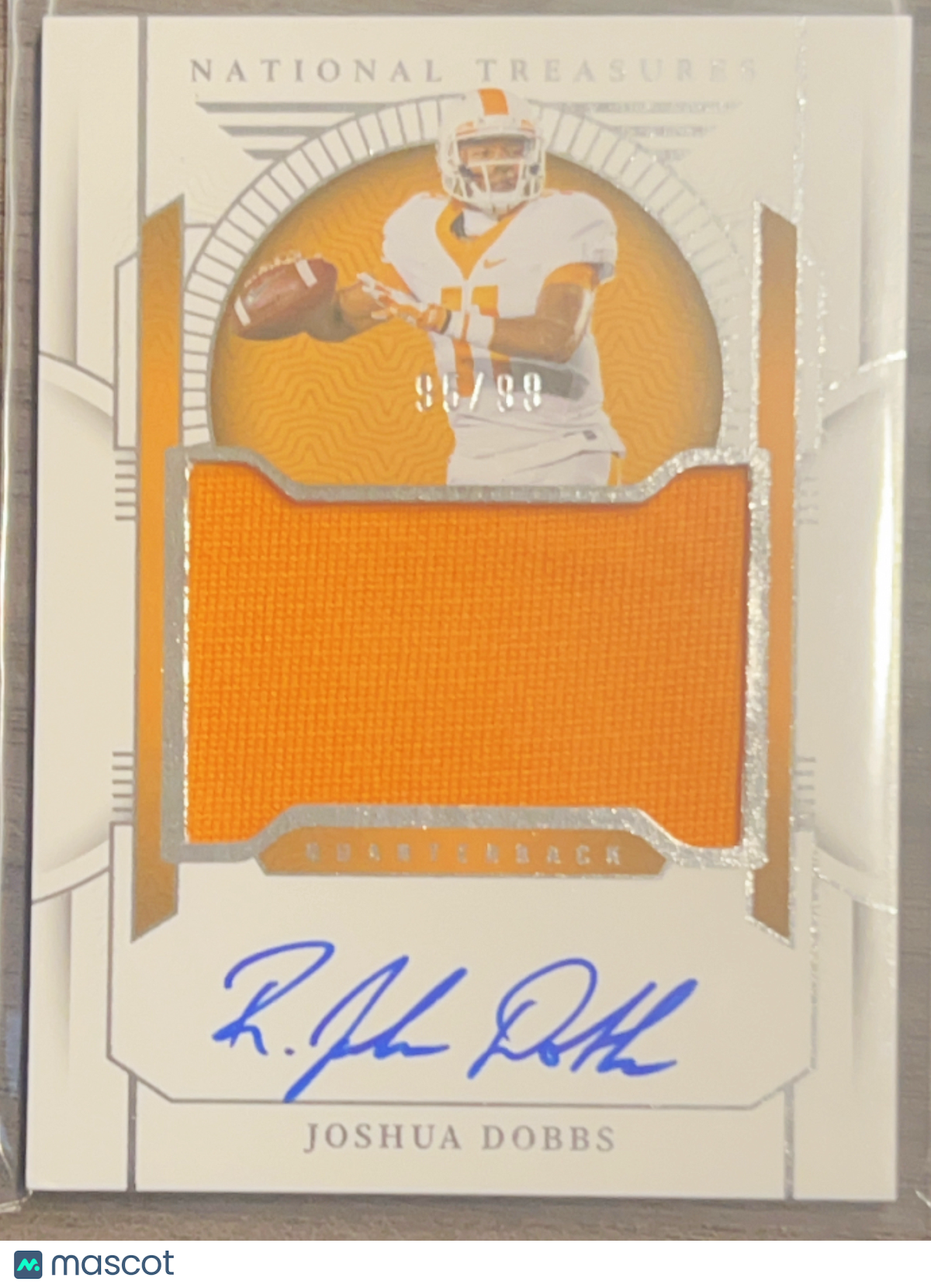 2024 Panini National Treasures Collegiate Joshua Dobbs #74 Auto