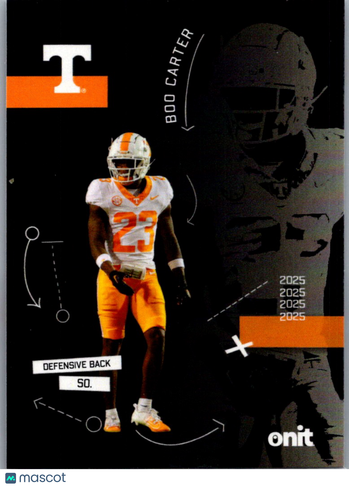 2025 ONIT Tennessee Volunteers Boo Carter #SIL-2