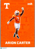 2025 ONIT Tennessee Volunteers Arion Carter #F-6