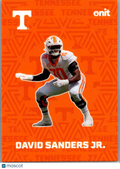 2025 ONIT Athlete Tennessee Volunteers Football David Sanders Jr. #F-10