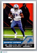 2021 Panini Score Quintez Cephus #383