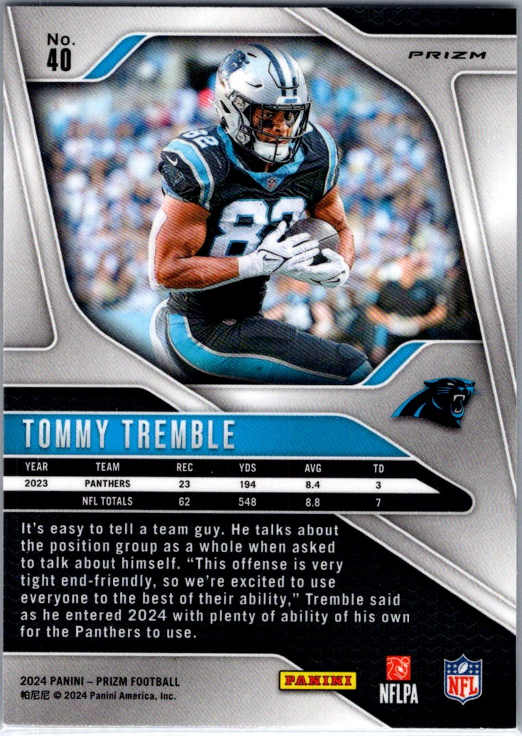 2024 Panini Prizm Tommy Tremble #40 Silver