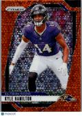 2024 Panini Prizm Football Kyle Hamilton #23 Orange Disco