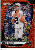 2024 Panini Prizm Daniel Carlson #153 Orange Disco