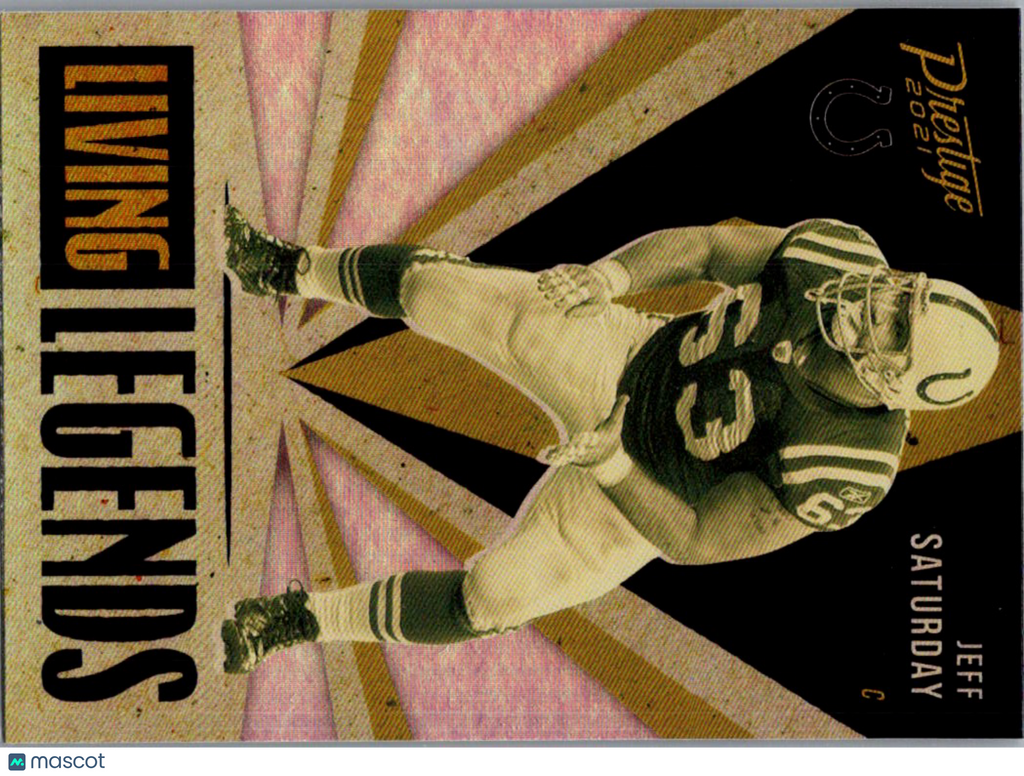 2021 Panini Prestige Football Jeff Saturday #LL-30