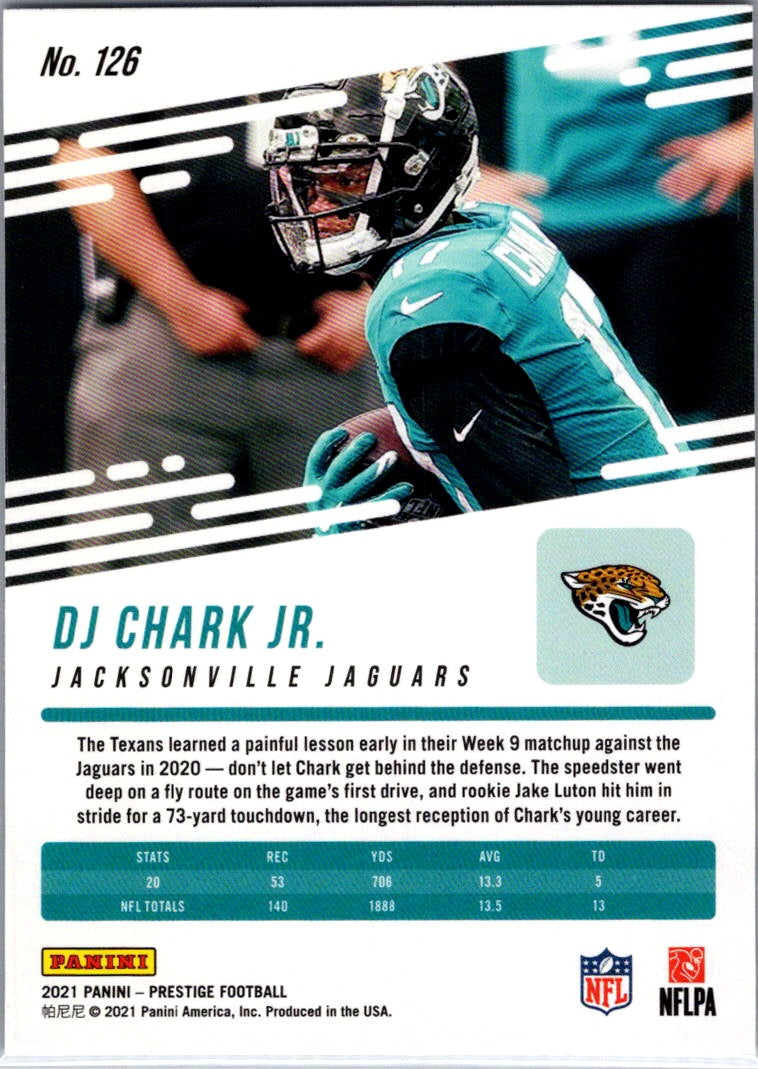2021 Panini Prestige DJ Chark Jr. #126 Xtra Points
