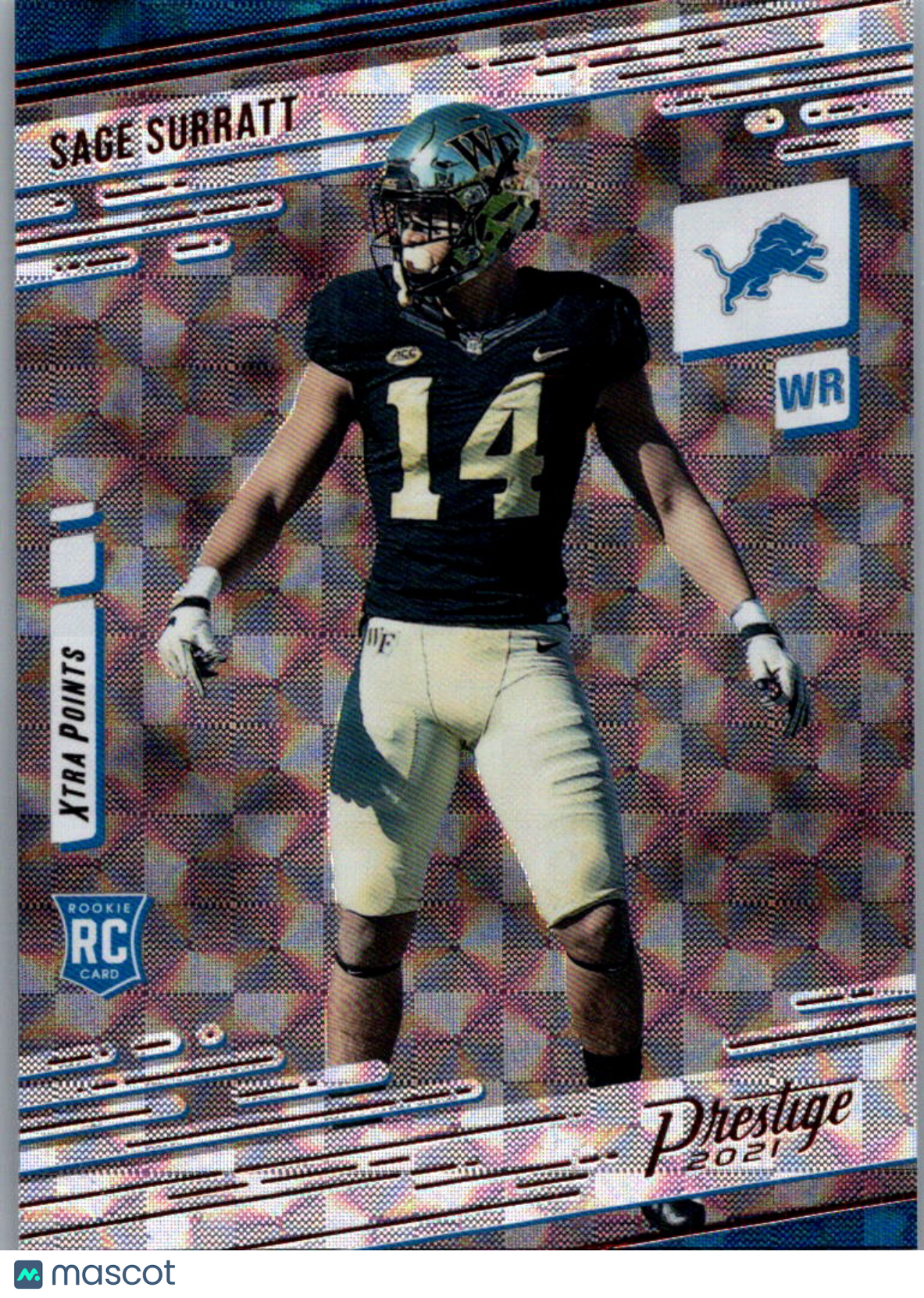 2021 Panini Prestige Sage Surratt #235 Xtra Points Sunburst RC