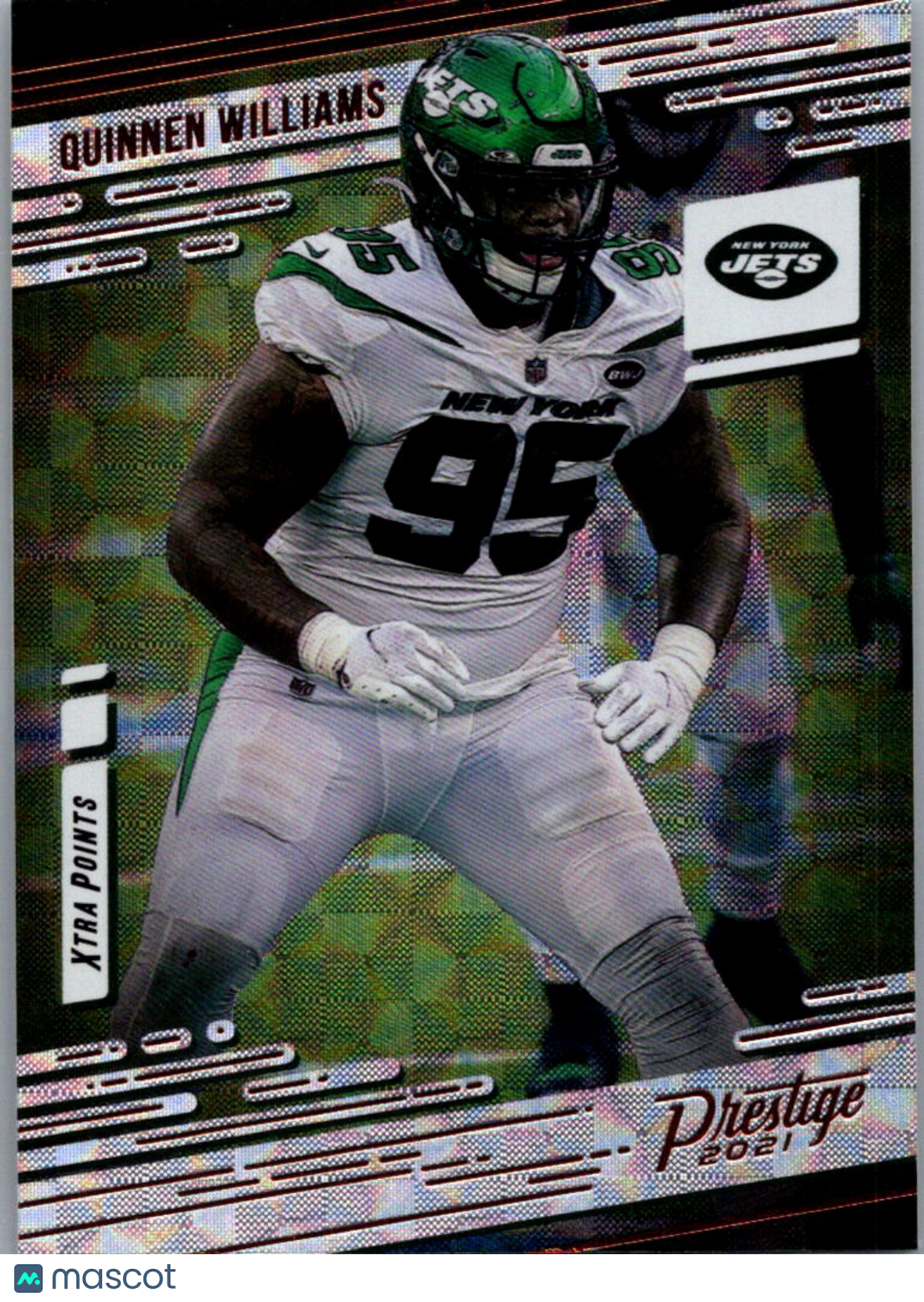 2021 Panini Prestige Quinnen Williams #168 Xtra Points Sunburst