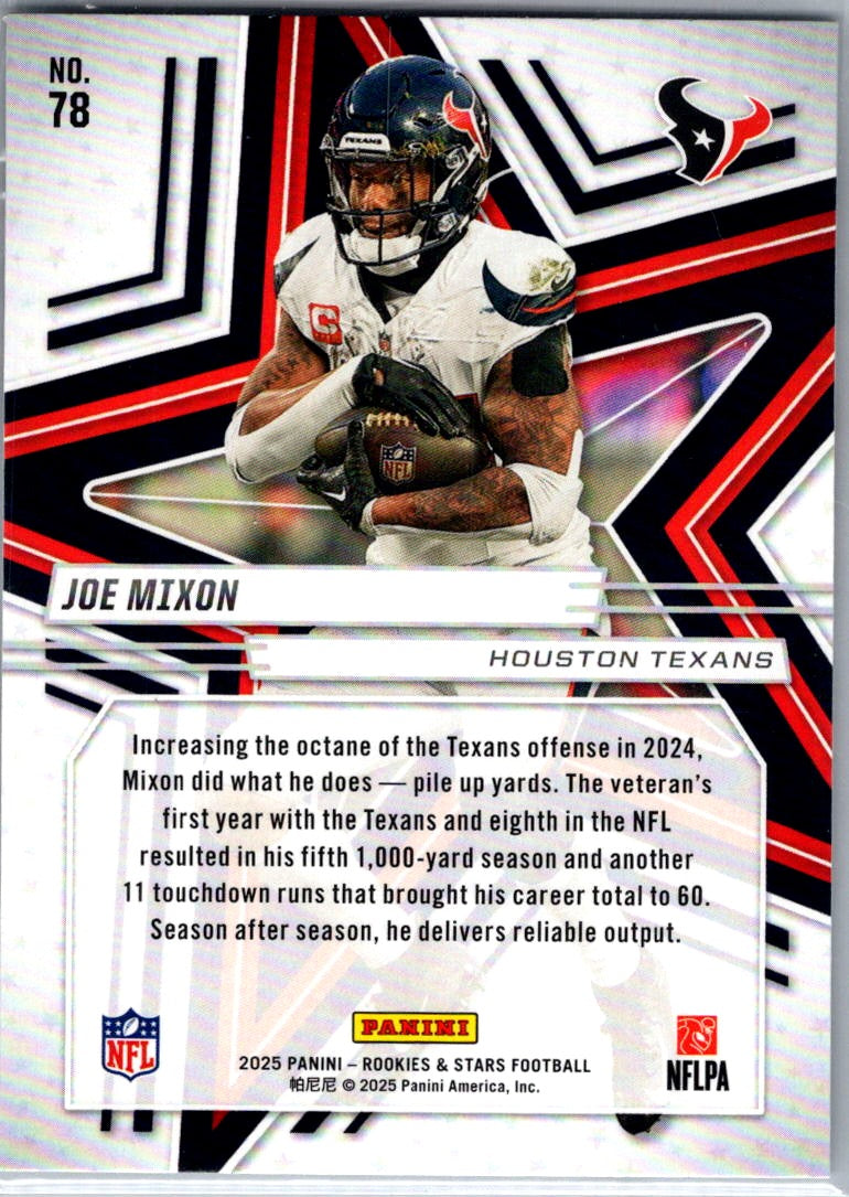 2025 Panini Rookies & Stars Football Joe Mixon #78