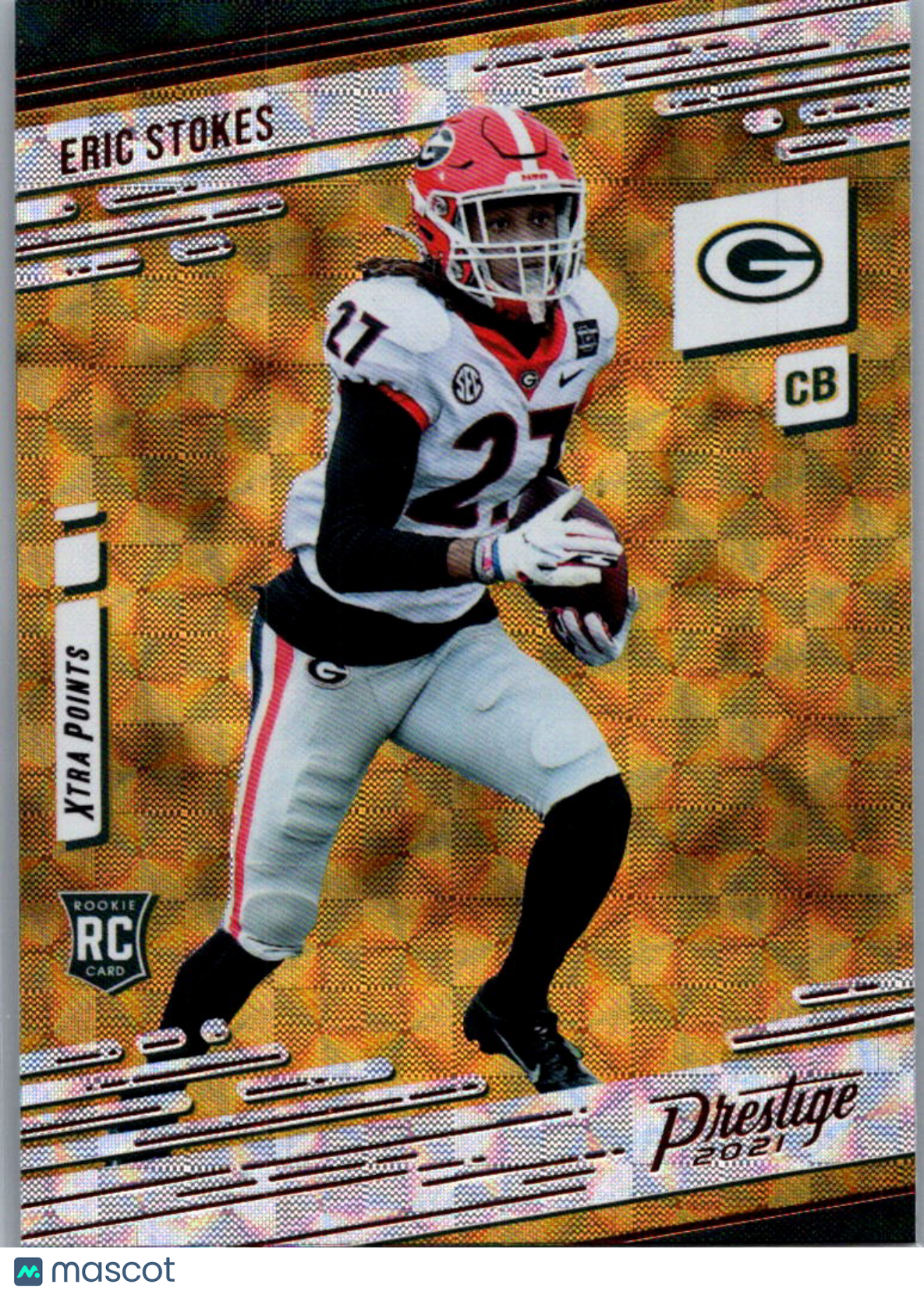 2021 Panini Prestige Eric Stokes #265 Xtra Points Sunburst RC