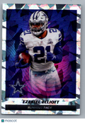 2021 Panini Sticker & Cards Ezekiel Elliott #296 Cracked Ice