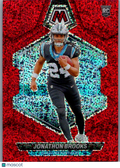 2024 Panini Mosaic Jonathon Brooks #345 Red Sparkle RC
