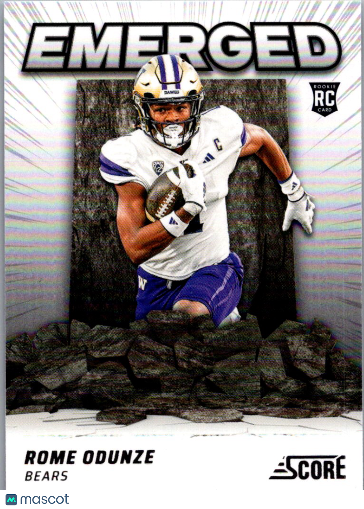 2024 Panini Score Football Rome Odunze #EM-ROE RC