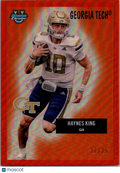 2025 Bowman Chrome U Football Haynes King #55AV-23 Orange Wave Refractor