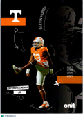 2025 ONIT Tennessee Volunteers Football Daevin Hobbs #SIL-5