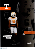 2025 ONIT Tennessee Volunteers Football Jalen McMurray #SIL-10