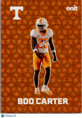 2025 ONIT Athlete Tennessee Volunteers Football Boo Carter #F-5