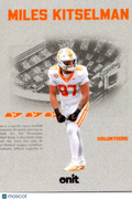 2025 ONIT Tennessee Volunteers Miles Kitselman #VS-14