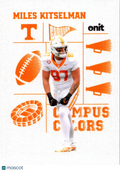 2025 ONIT Athlete Tennessee Volunteers Campus Colors Miles Kitselman #CC-26