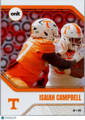 2025 Onit Tennessee Volunteers Isaiah Campbell #P-13 /25