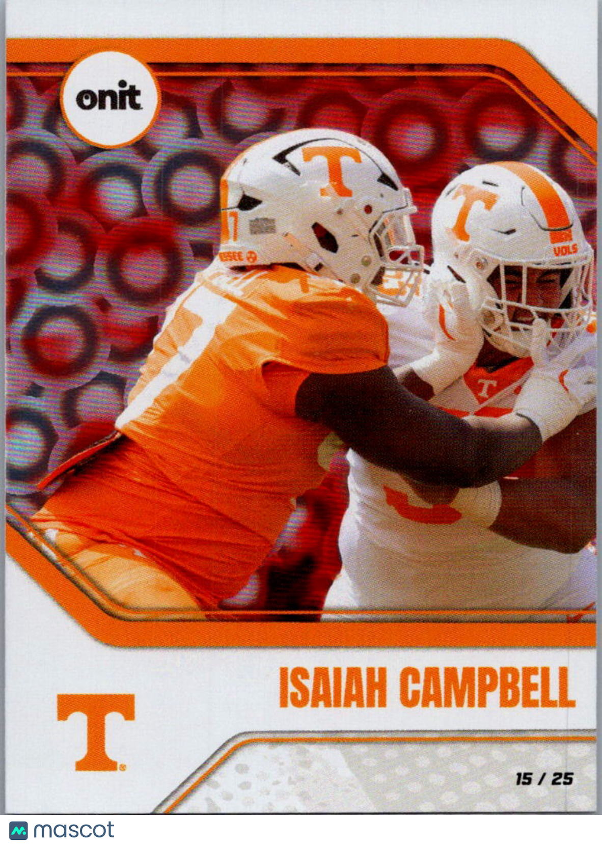 2025 Onit Tennessee Volunteers Isaiah Campbell #P-13 /25