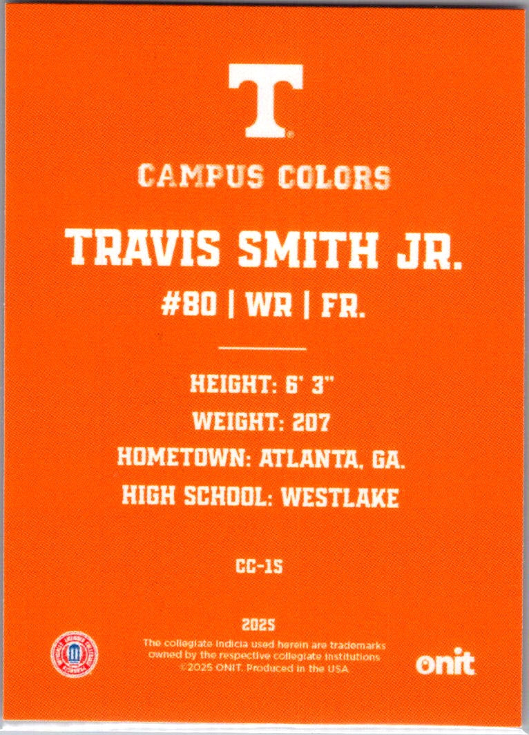 2025 ONIT Gameday Campus Colors Travis Smith Jr. #CC-15