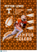 2025 ONIT Gameday Tennessee Volunteers Campus Colors Peyton Lewis #CC-12