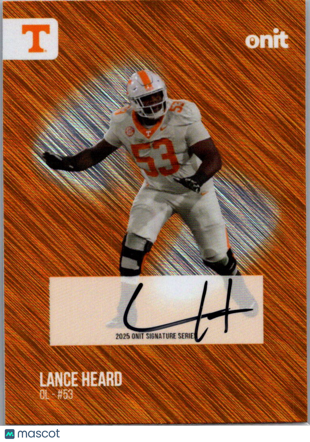 2025 ONIT Signature Series Lance Heard #S-16 Auto
