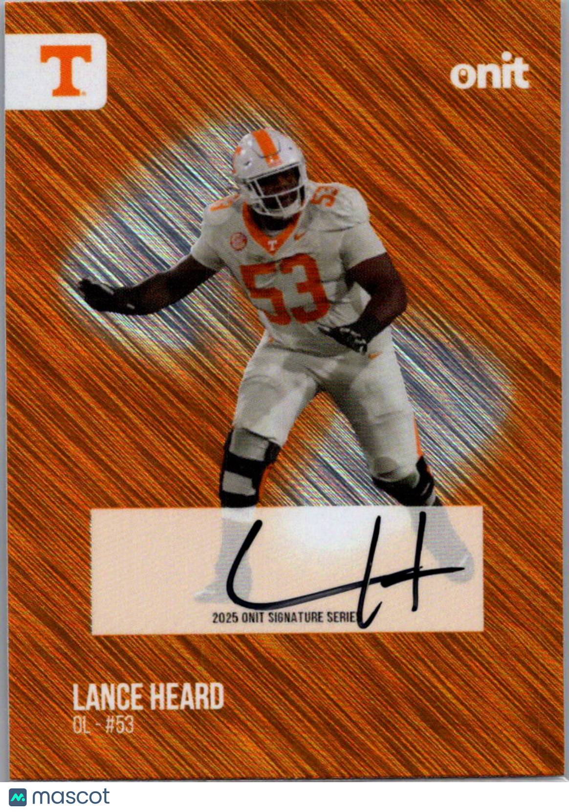 2025 ONIT Signature Series Lance Heard #S-16 Auto