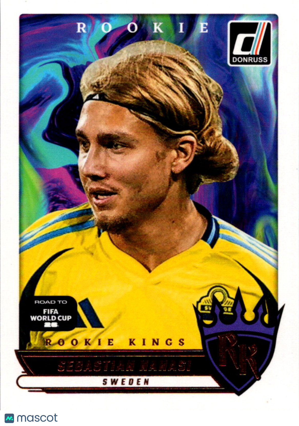2025 Donruss Road to FIFA World Cup 26 Soccer Sebastian Nanasi #9 Rookie Kings
