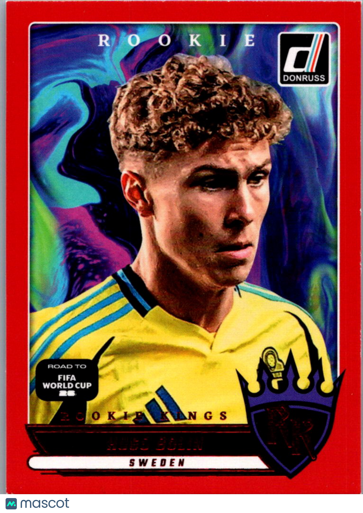 2025 Donruss Road to FIFA World Cup 26 Soccer Hugo Bolin #19 Red Rookie Kings