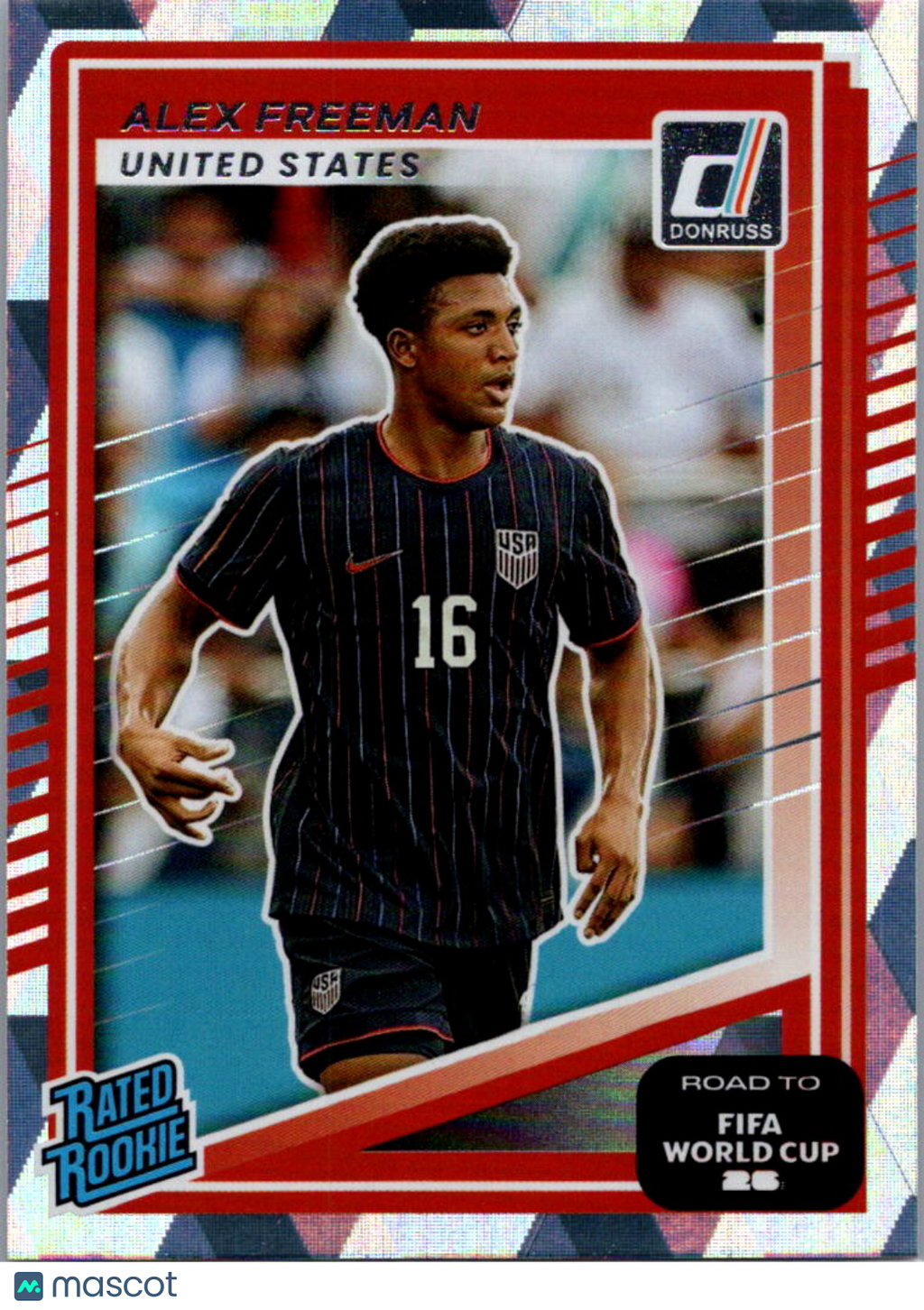 2025 Panini Donruss Road to FIFA World Cup 26 Alex Freeman #202 Diamond