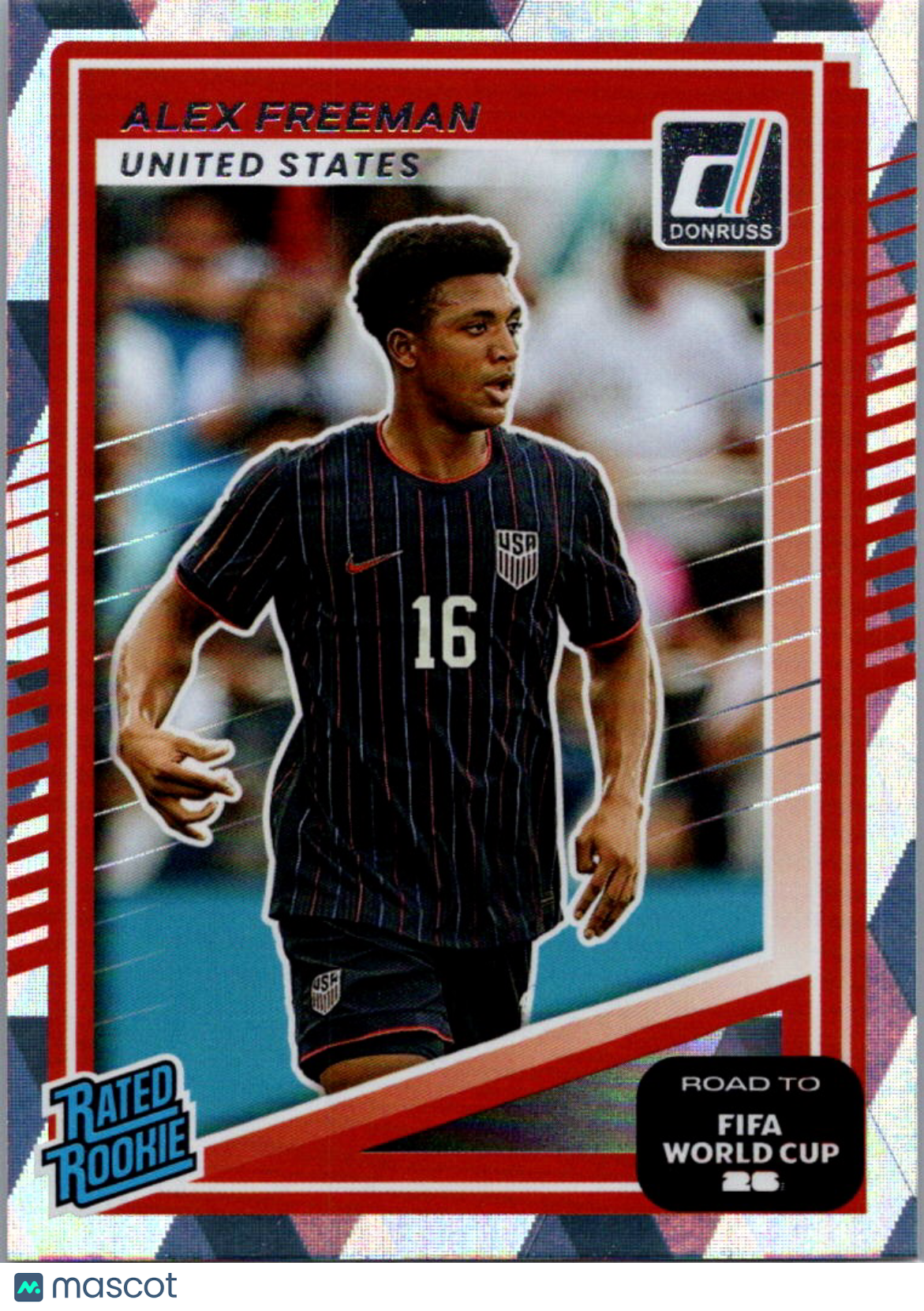 2025 Panini Donruss Road to FIFA World Cup 26 Alex Freeman #202 Diamond