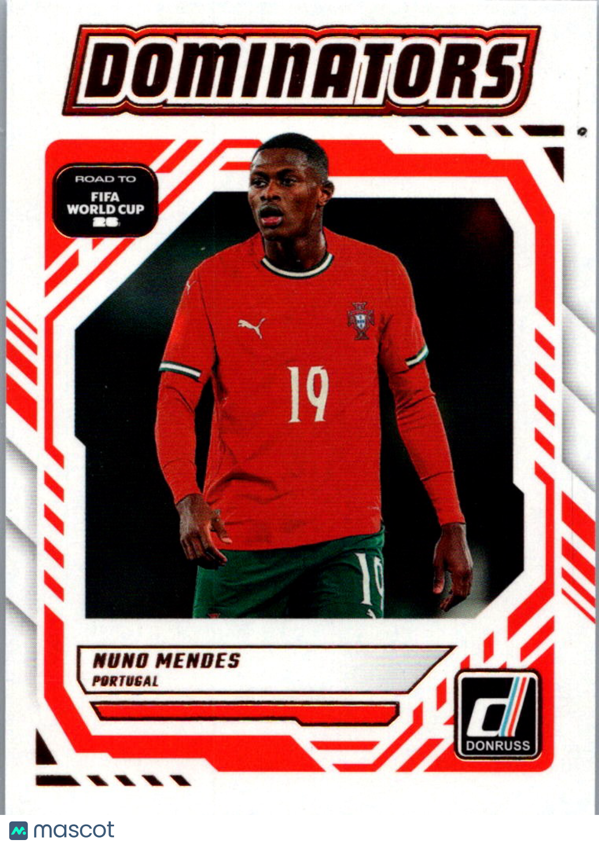 2025 Panini Donruss Road to FIFA World Cup 26 Nuno Mendes #16 Dominators