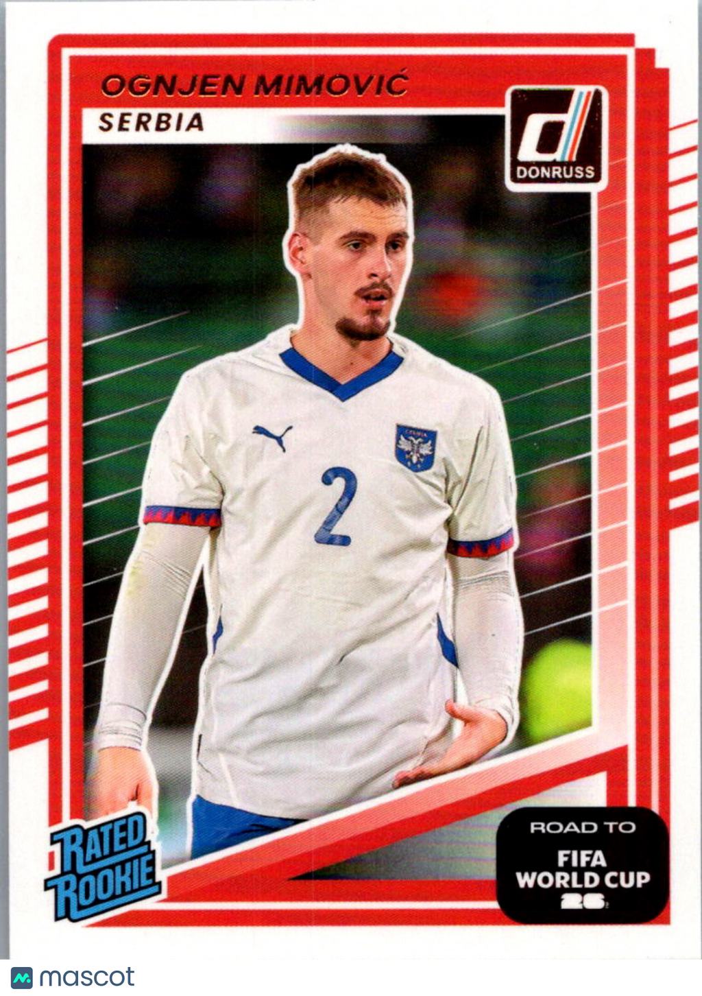 2025 Panini Donruss Road to FIFA World Cup 26 Soccer Ognjen Mimović #241 Rookie
