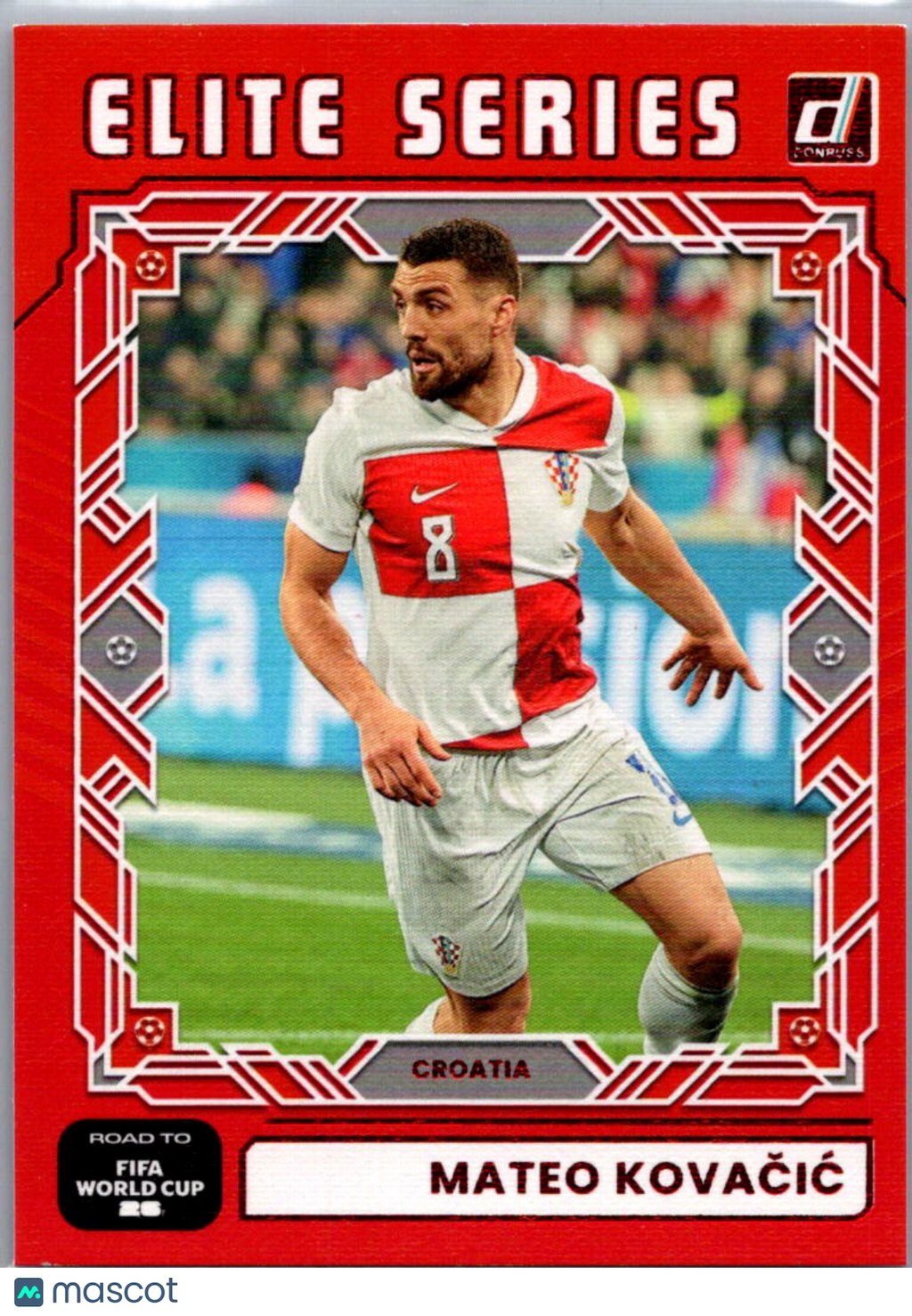 2025 Panini Donruss Road to FIFA World Cup 26 Mateo Kovačić #24 Red Elite Series