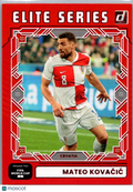 2025 Panini Donruss Road to FIFA World Cup 26 Mateo Kovačić #24 Red Elite Series