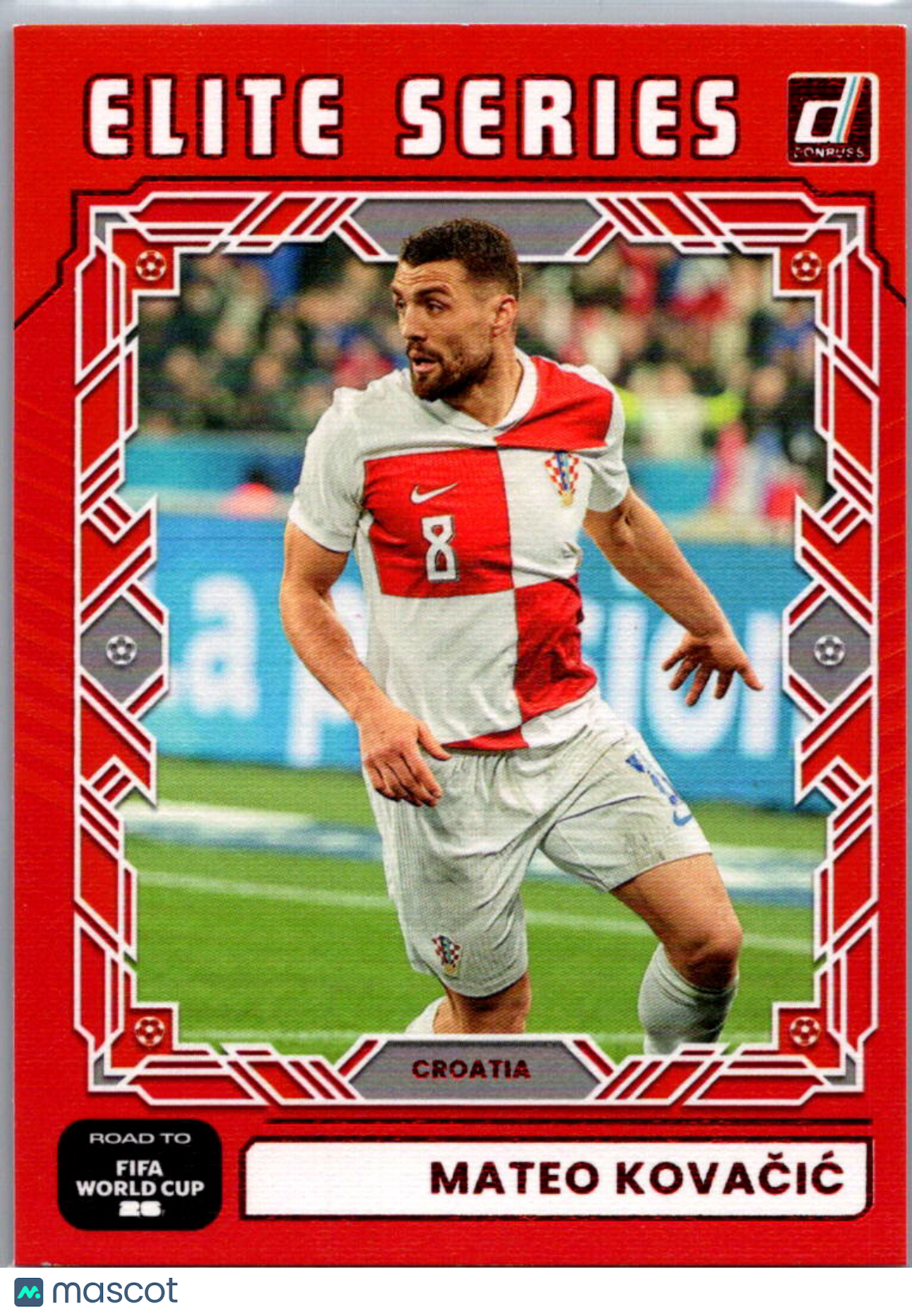 2025 Panini Donruss Road to FIFA World Cup 26 Mateo Kovačić #24 Red Elite Series