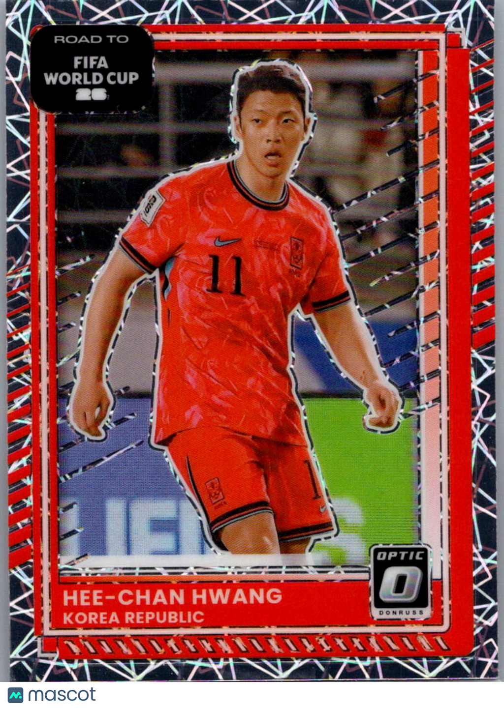 2025 Panini Donruss Road to FIFA World Cup 26 Optic Hee-Chan Hwang #103 Laser
