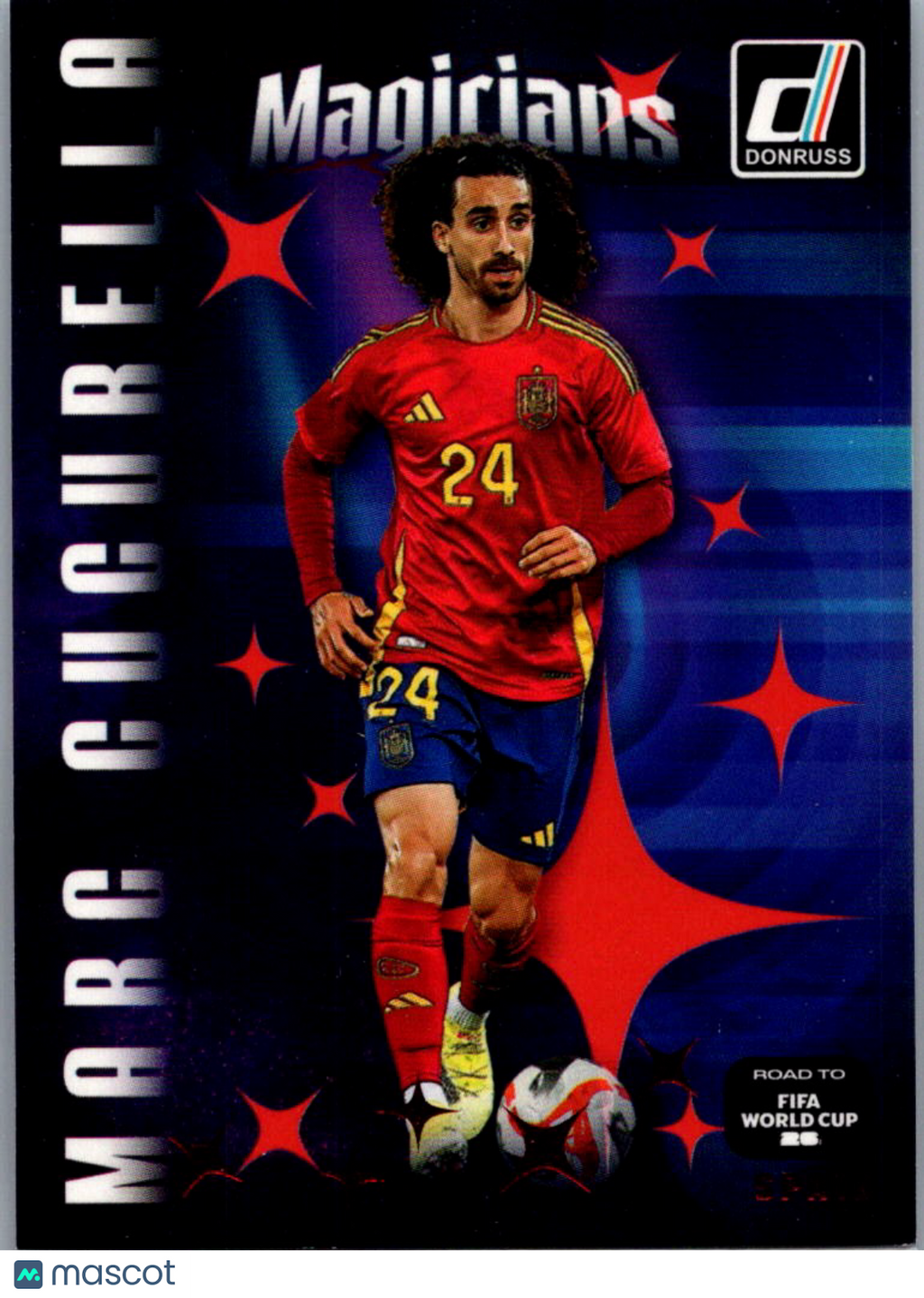 2025 Panini Donruss Road to FIFA World Cup 26 Marc Cucurella #8 Red Magicians