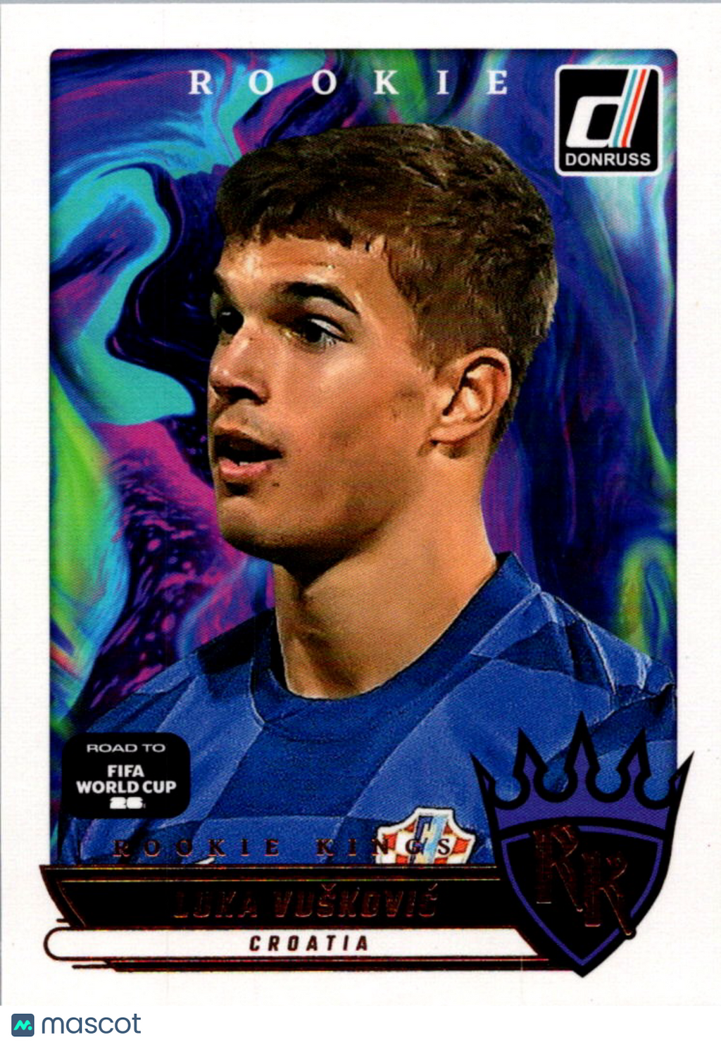 2025 Panini Donruss Road to FIFA World Cup 26 Luka Vušković #17 Rookie Kings