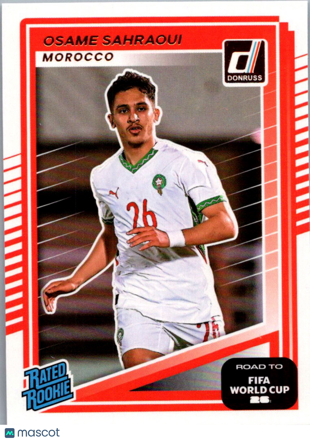 2025 Panini Donruss Road to FIFA World Cup 26 Soccer Osame Sahraoui #216