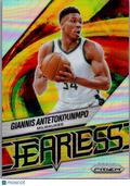 2026 Panini Prizm Fearless Giannis Antetokounmpo #15 Silver