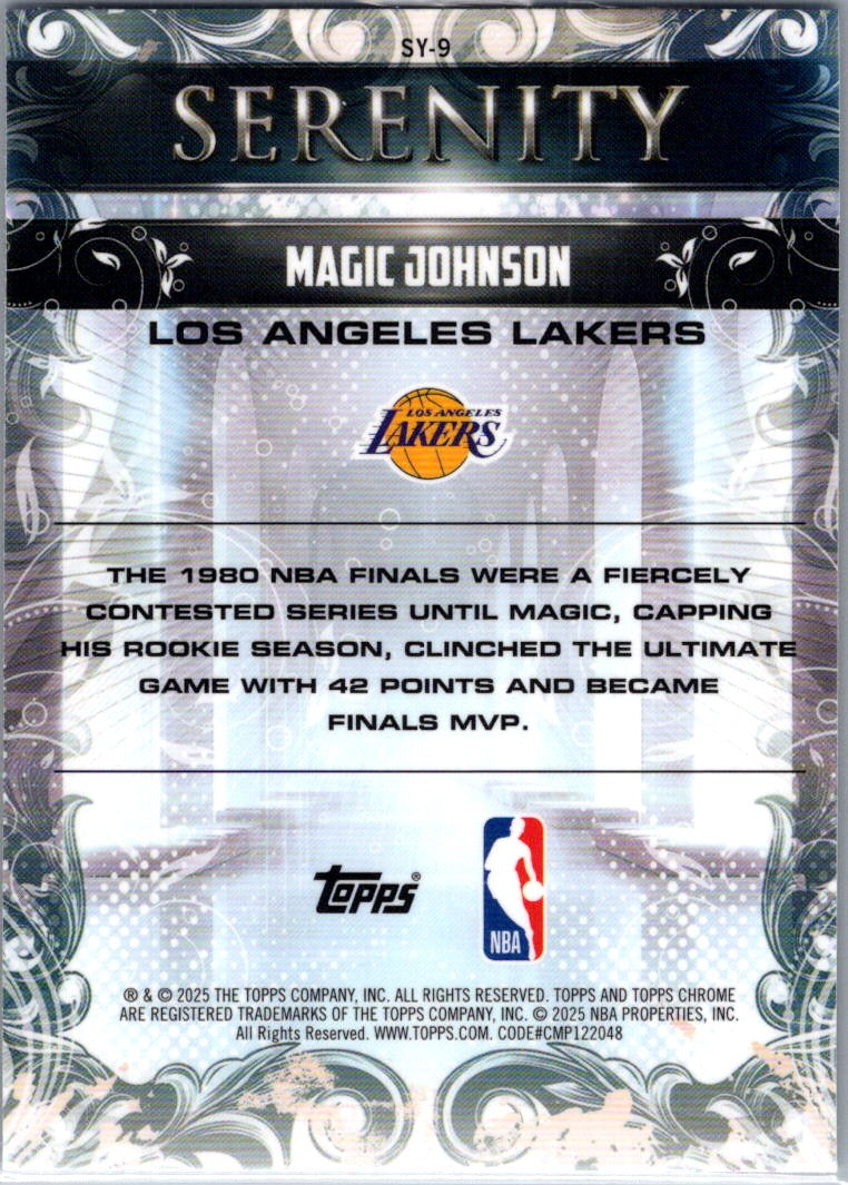 2025 Topps Chrome Magic Johnson #SY-9