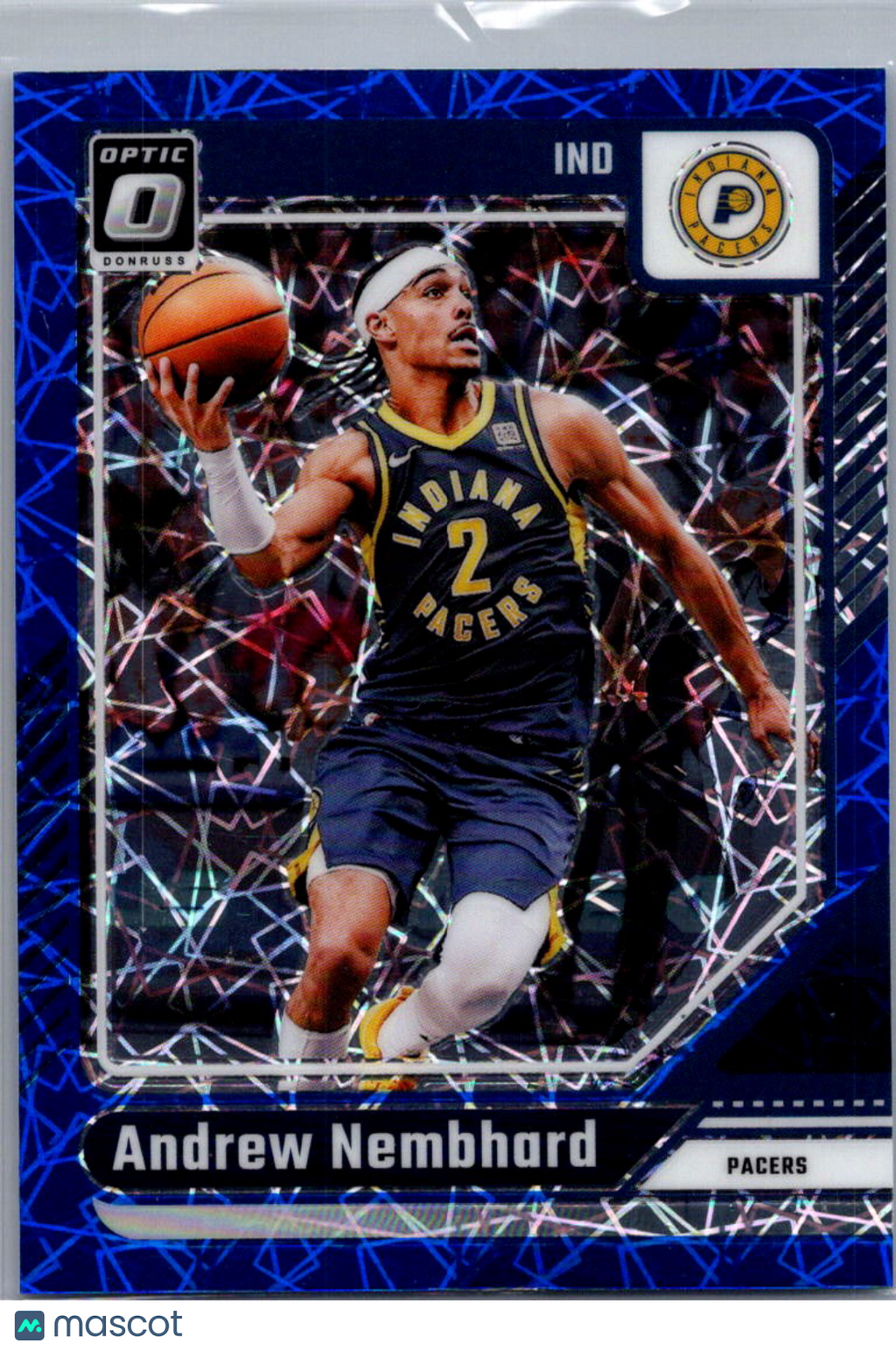 2025 Panini Donruss Optic Andrew Nembhard #25 Blue Velocity