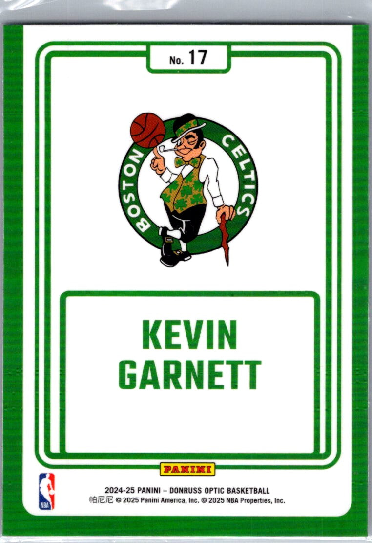2025 Panini Donruss Optic Kevin Garnett #17 Insert