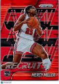 2026 Panini Prizm Mercy Miller #24 Red /299